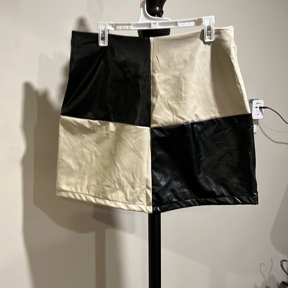 Pleather skirt